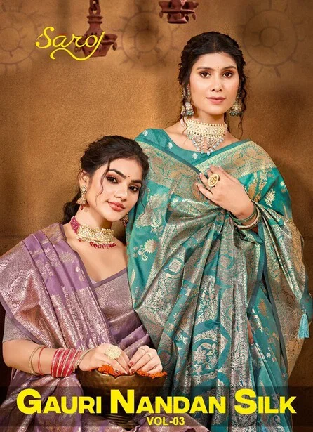 Saroj Gauri Nandan Silk Vol 3 Silk Saree Collection