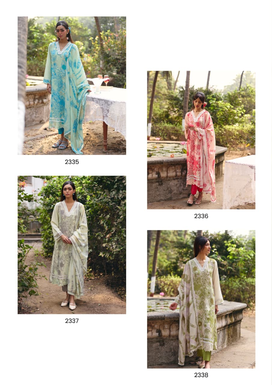 Kimora Mahek Vol 73 Lawn Cotton Embroidered Salwar Kameez Collection