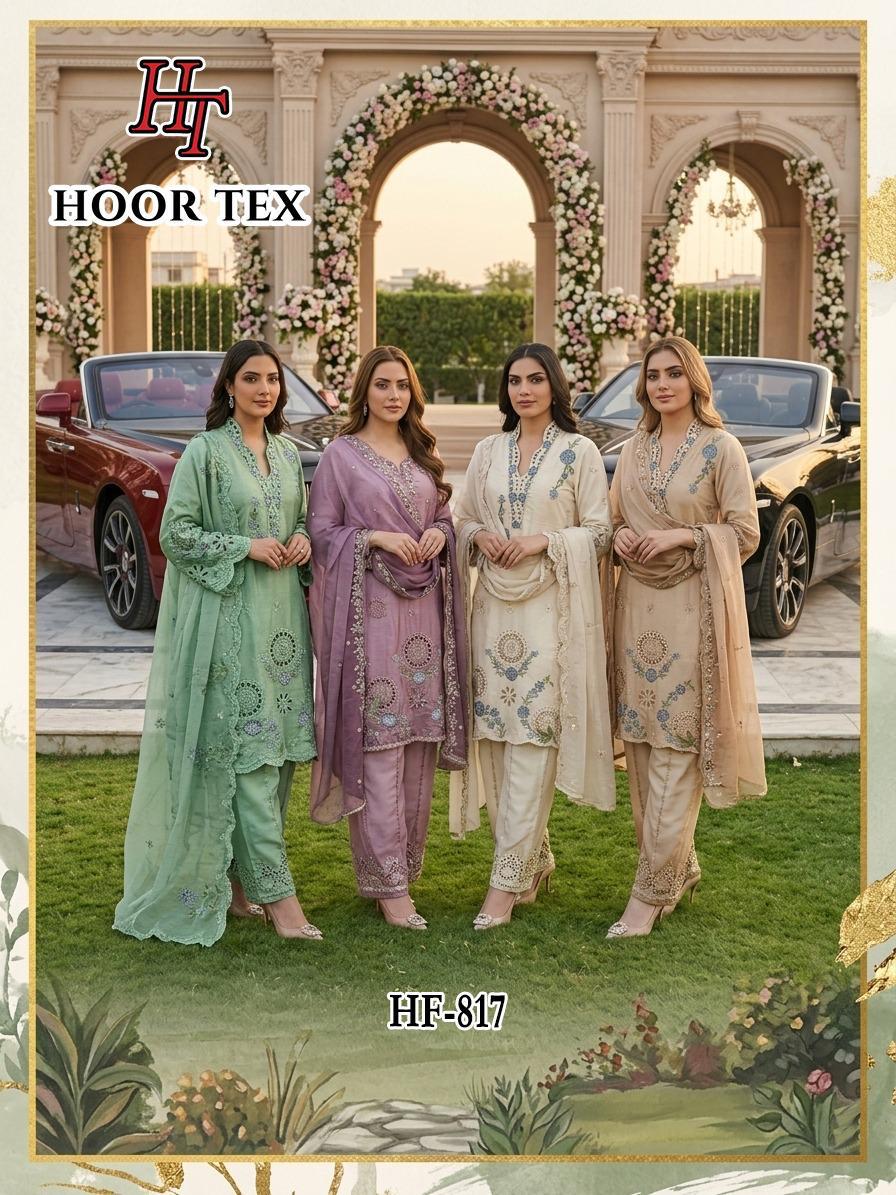 Hoor Tex 817 A To D Crystal Viscose Salwar Kameez