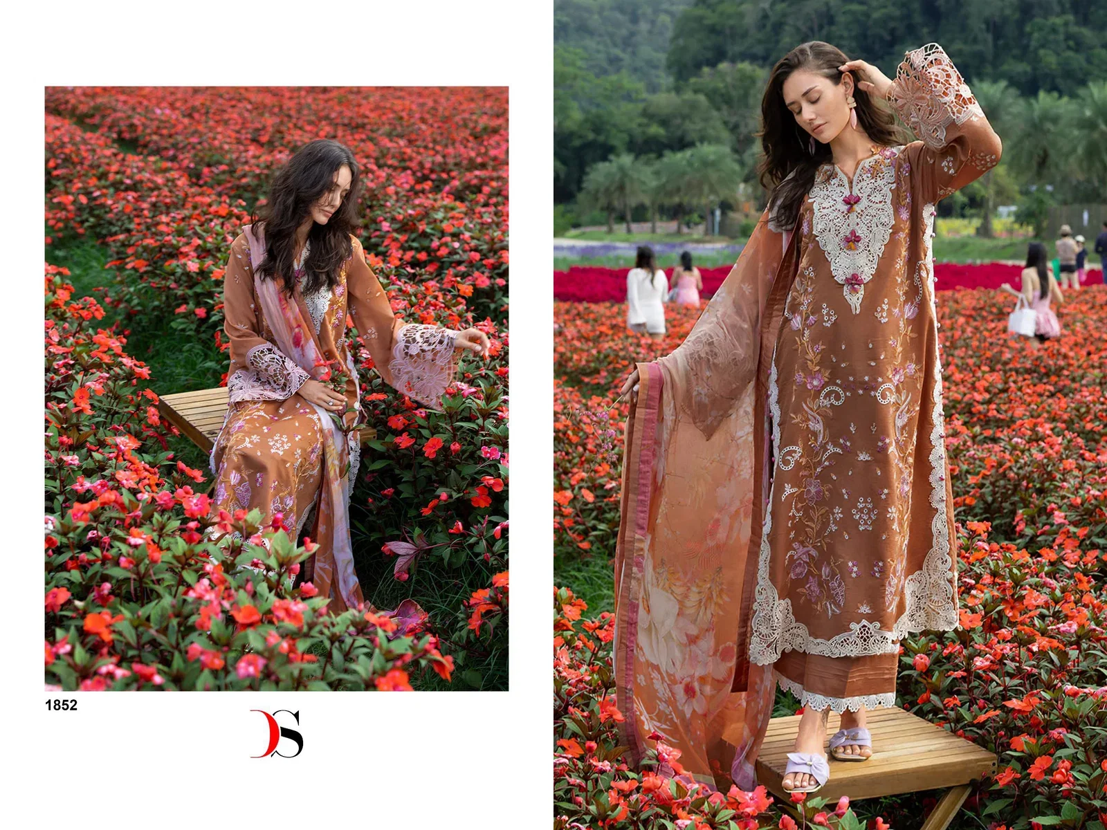 Deepsy Mushq Vol 3 Lawn Cotton Dupatta Cotton Embroidered Salwar Kameez