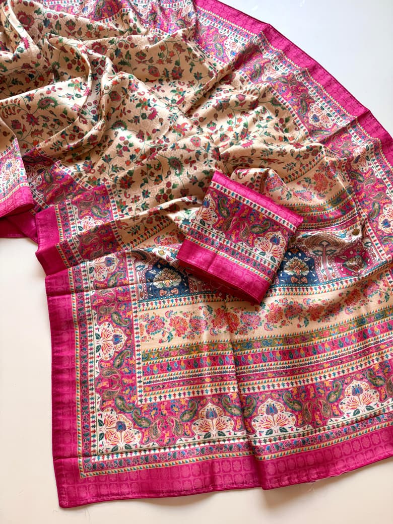 Scjb Rajwadi E Pashmina Dola Silk Saree Collection 