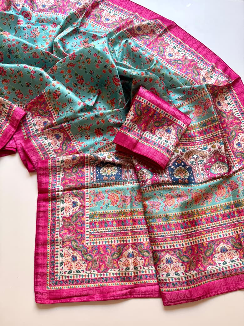 Scjb Rajwadi E Pashmina Dola Silk Saree Collection 