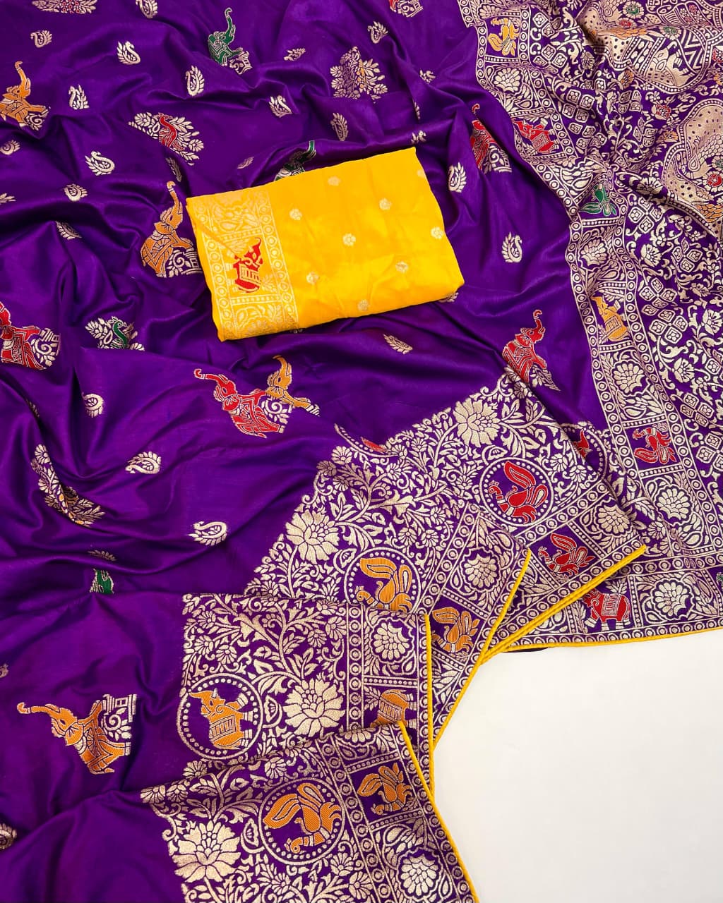 Scjb Rajwadi F Banarasi Dola Silk Saree Collection