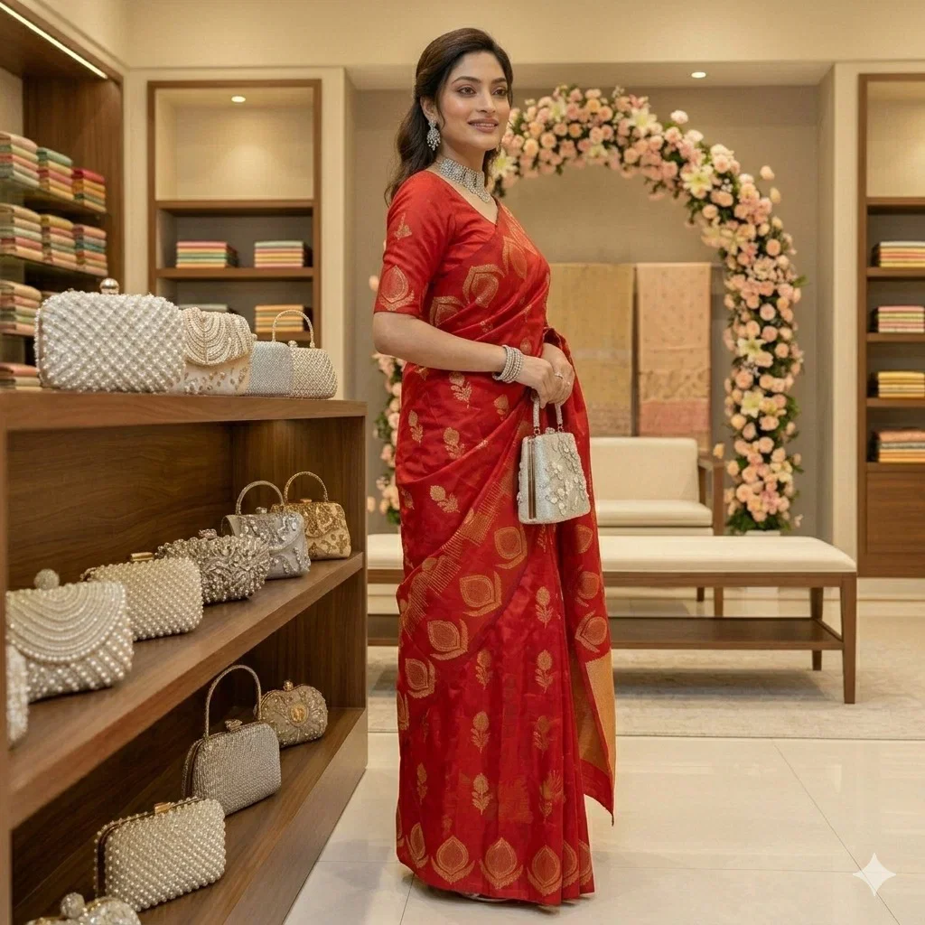 Aab Ramya Soft Silk Jacquard Border Saree Collection