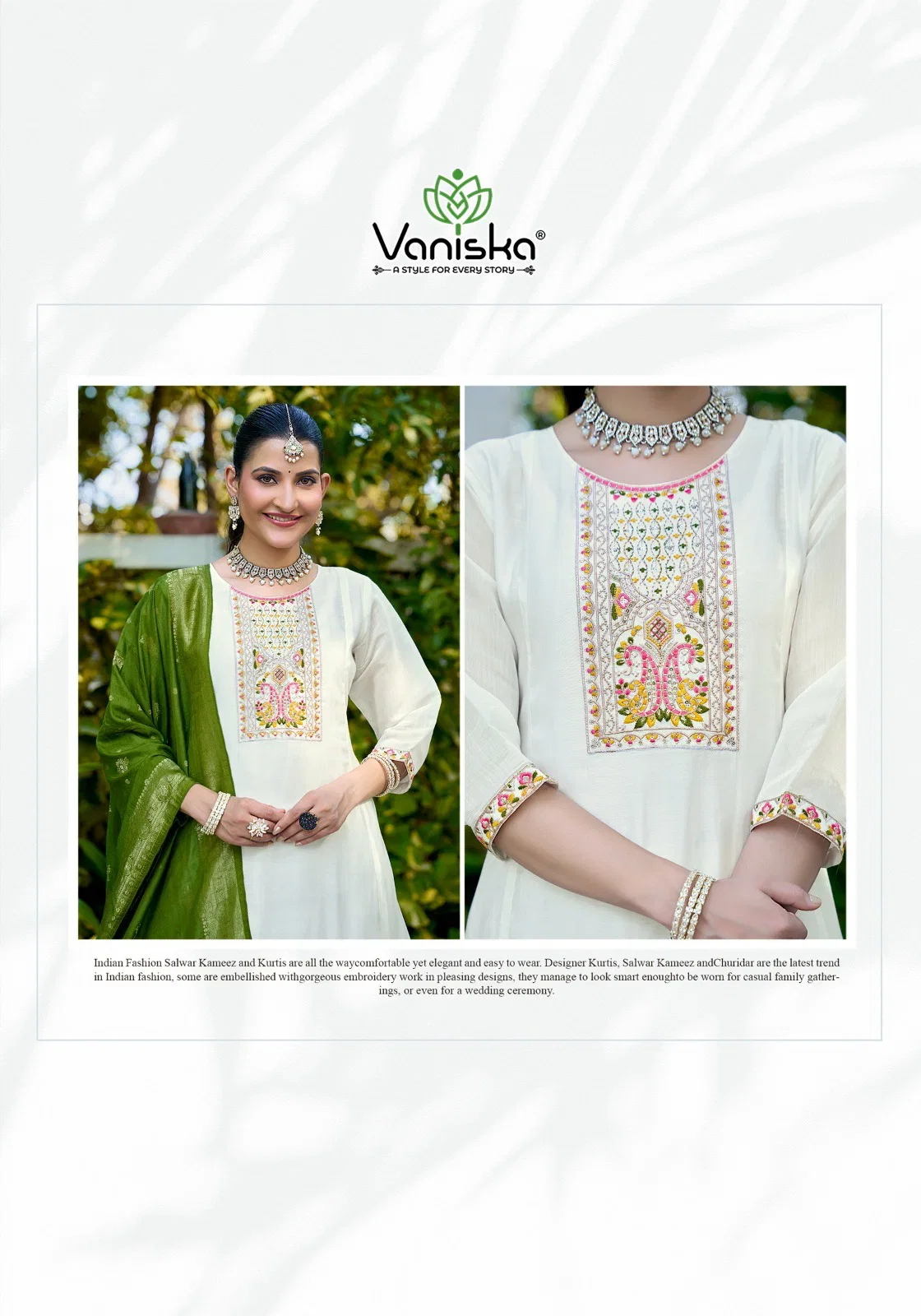 Vaniska Anarkali Vol 1 Mal Chanderi Gown Style Kurti With Bottom Dupatta Collection 