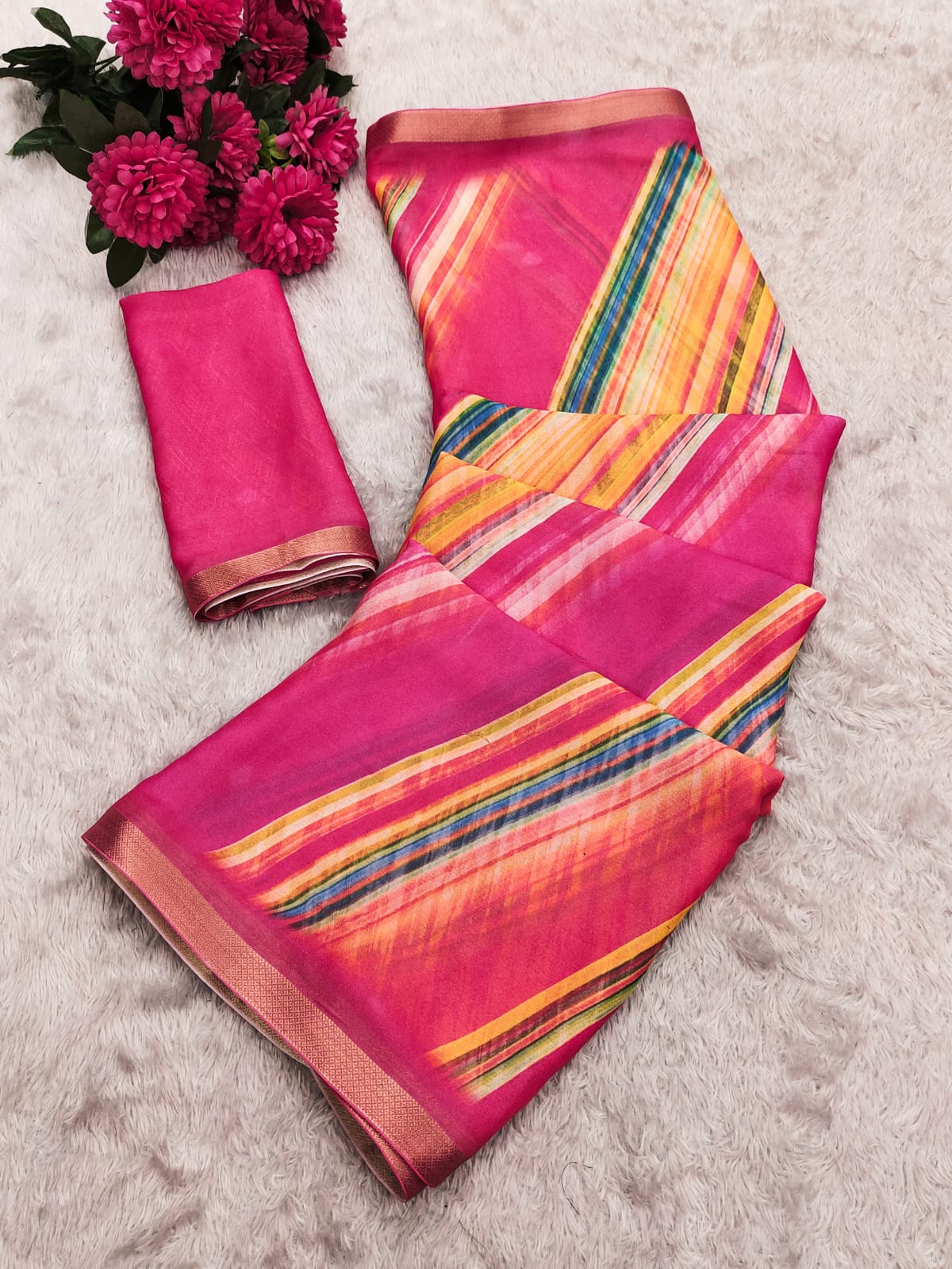 Kashvi Rangeela Vol 1 Dull Moss Printed Saree