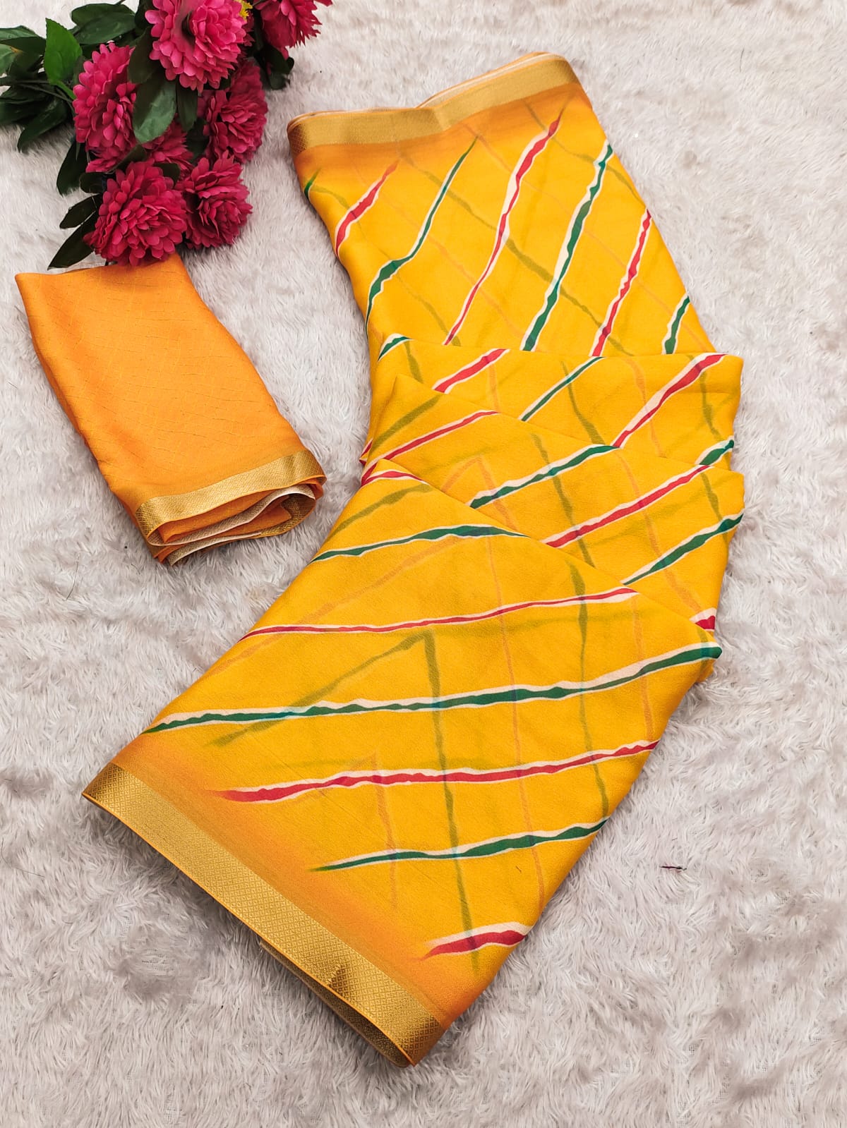 Kashvi Rangeela Vol 1 Dull Moss Printed Saree