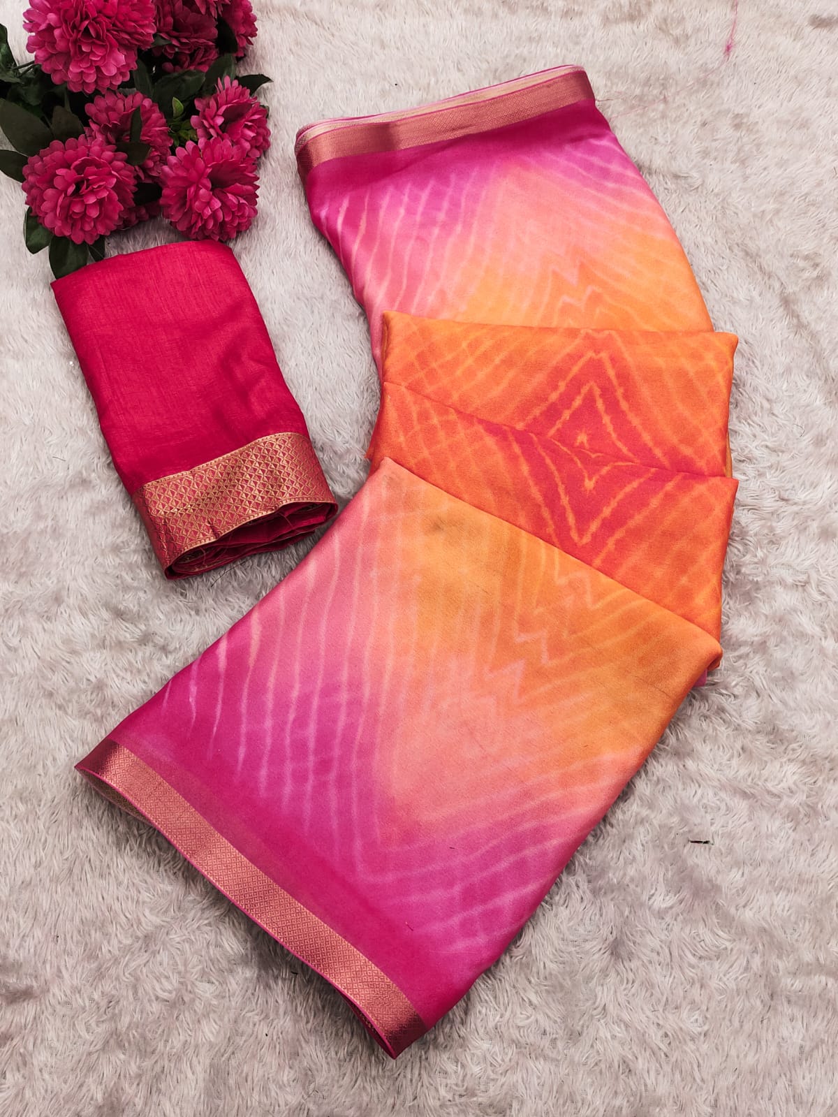 Kashvi Rangeela Vol 1 Dull Moss Printed Saree