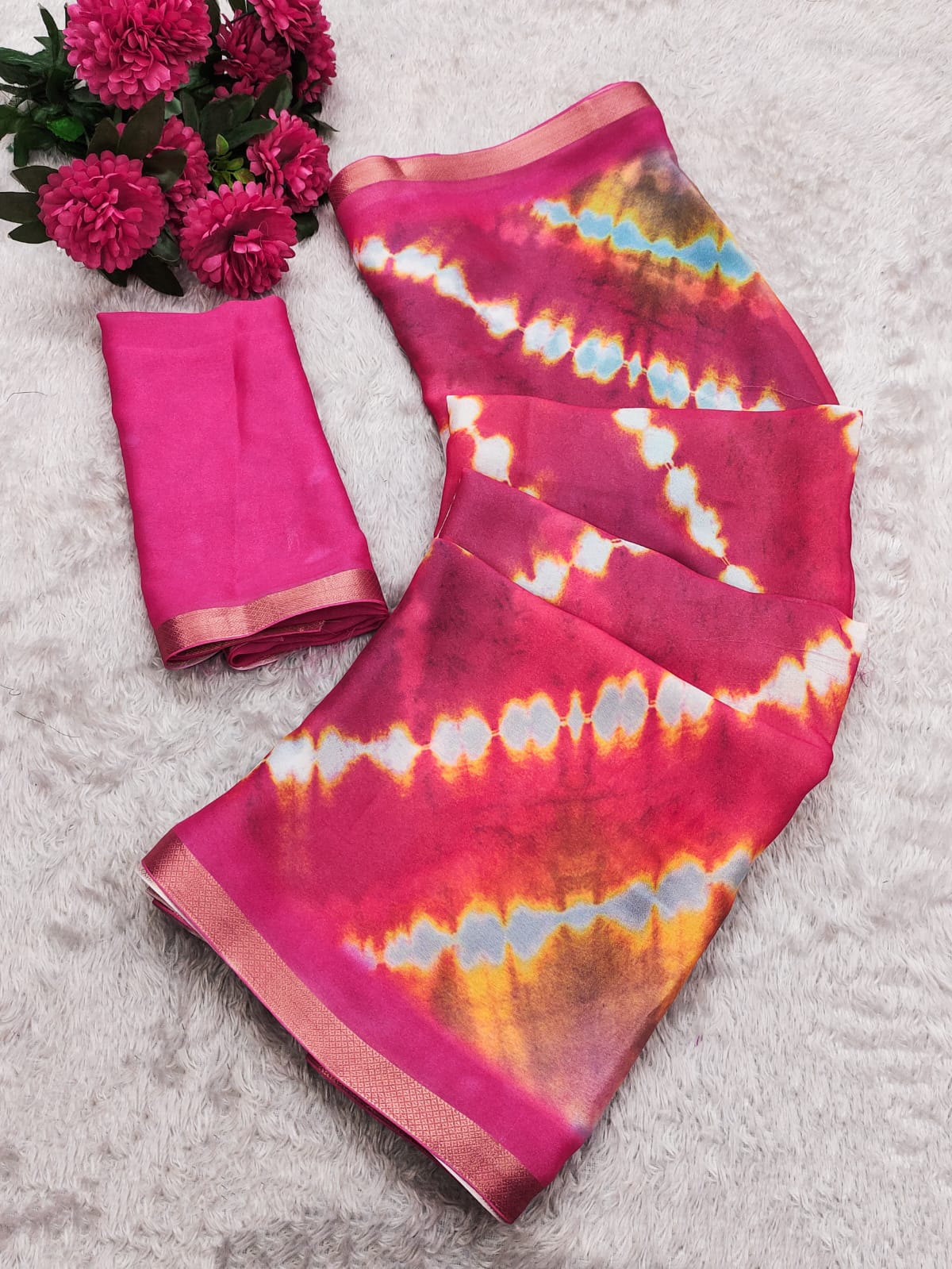 Kashvi Rangeela Vol 1 Dull Moss Printed Saree