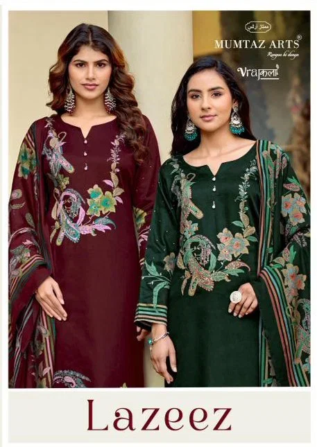 Mumtaz Arts Lazeez Viscose Jam Digital Printed Dress Material Collection