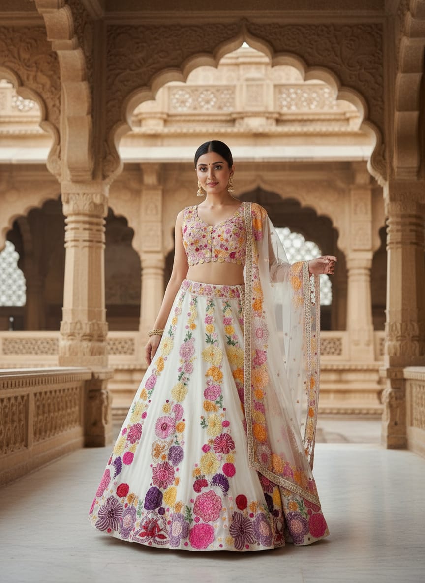 Tc 164 Chinon Sequence Embroidered Lehenga Choli