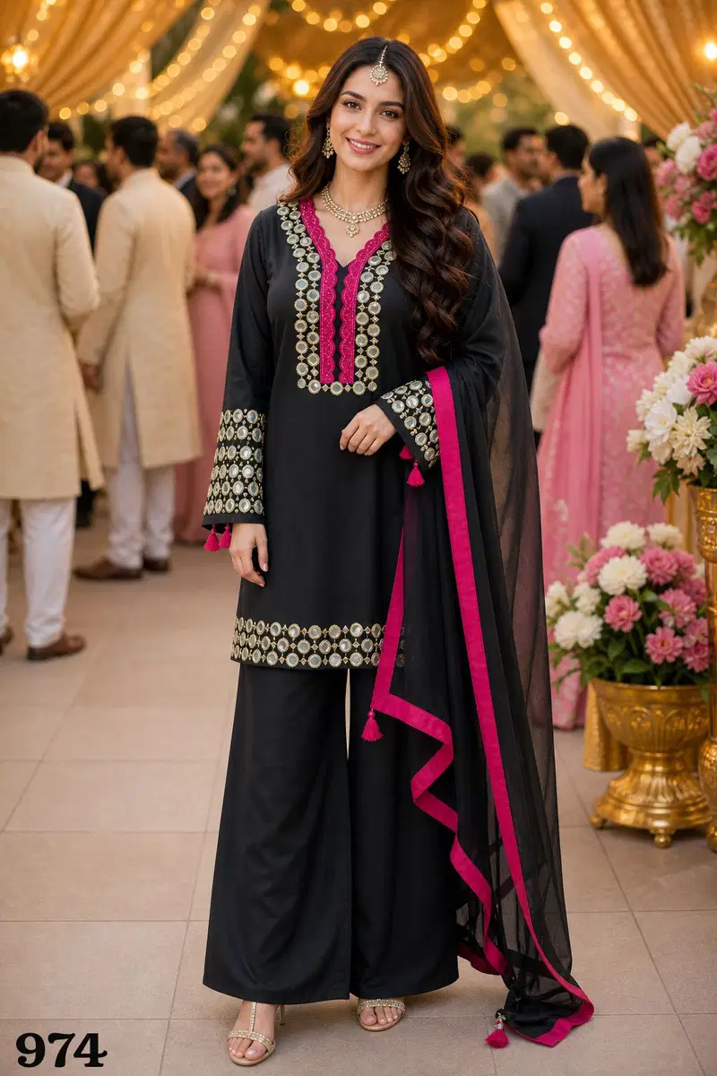 Mrudangi Janki Premium Silk Hand Mirror Worked Salwar Kameez Collection