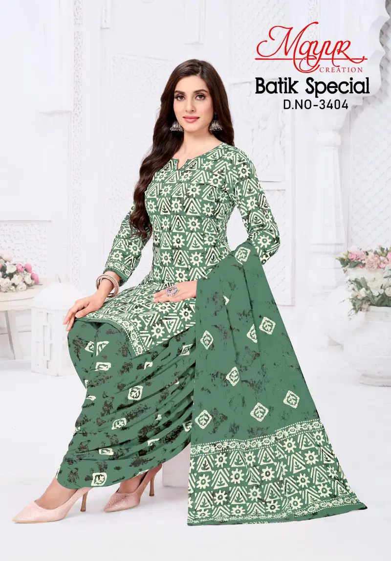 Mayur Batik Vol 34 Cotton Printed Dress Material Collection