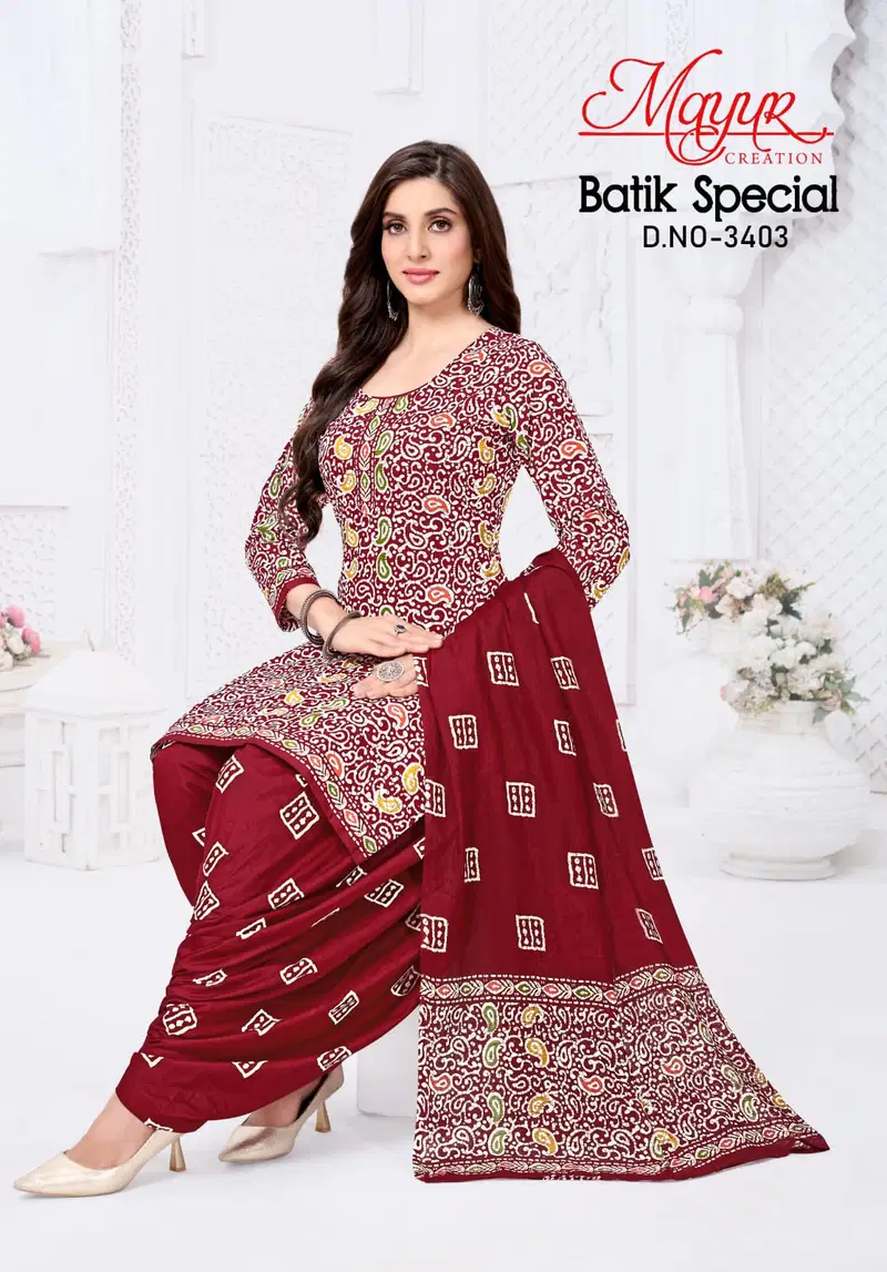 Mayur Batik Vol 34 Cotton Printed Dress Material Collection
