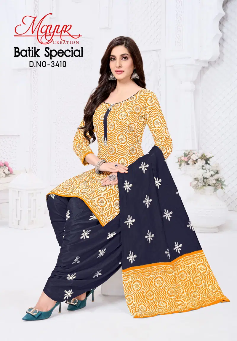 Mayur Batik Vol 34 Cotton Printed Dress Material Collection