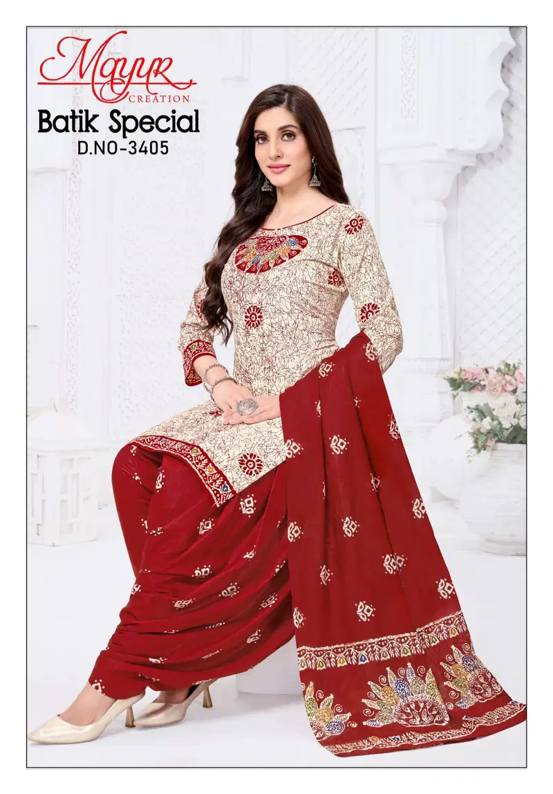 Mayur Batik Vol 34 Cotton Printed Dress Material Collection