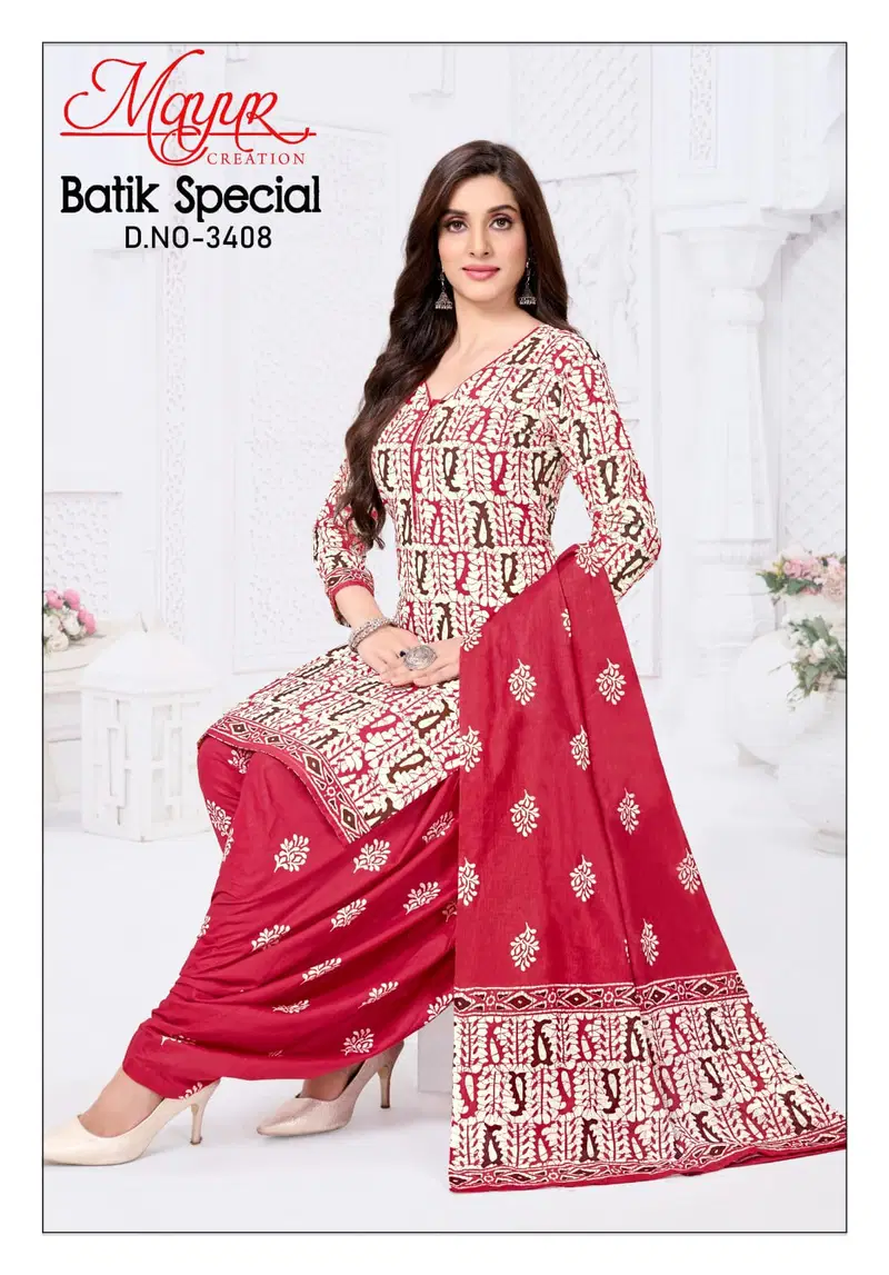 Mayur Batik Vol 34 Cotton Printed Dress Material Collection