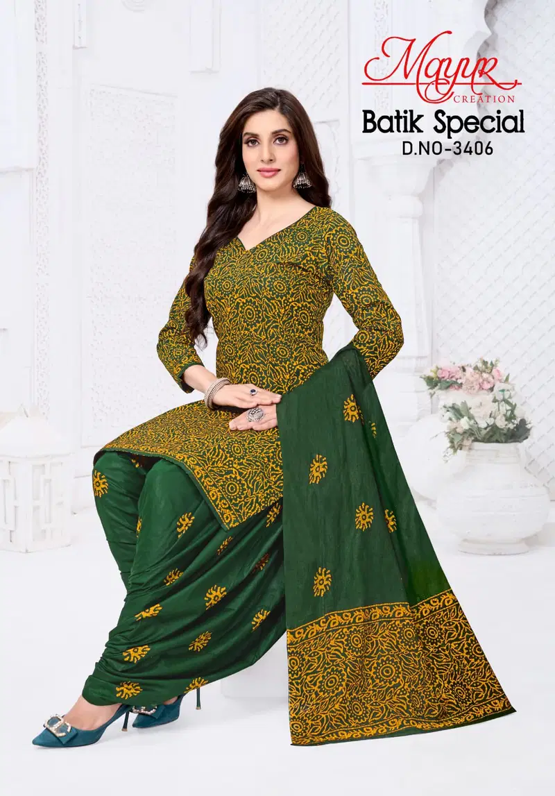 Mayur Batik Vol 34 Cotton Printed Dress Material Collection