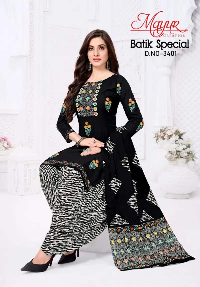 Mayur Batik Vol 34 Cotton Printed Dress Material Collection