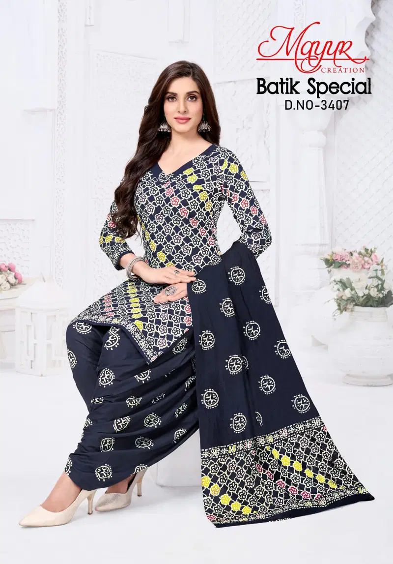 Mayur Batik Vol 34 Cotton Printed Dress Material Collection
