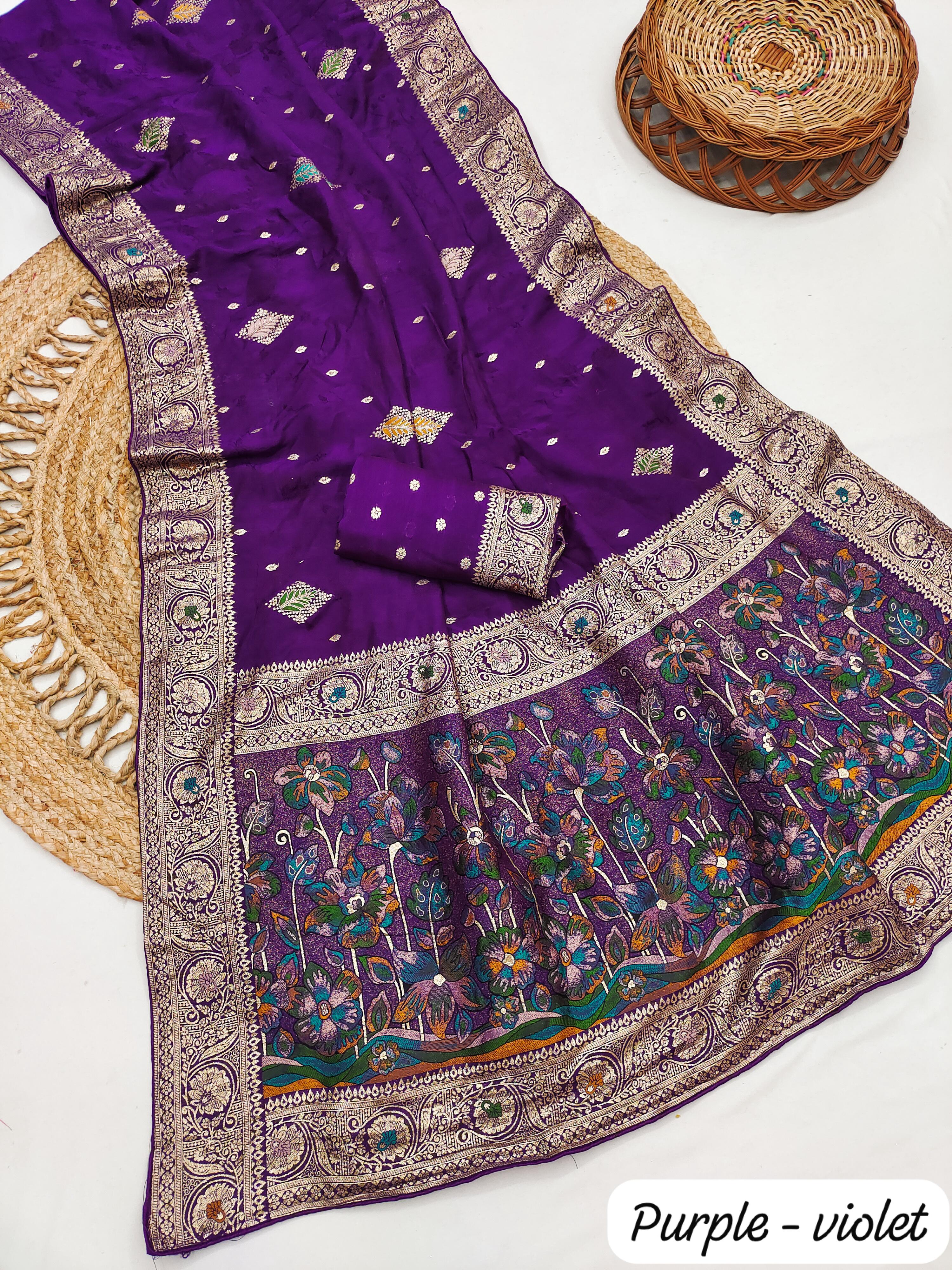 Lekha MN Asmita Vol 1 Viscose Dolla Silk All Over Saree