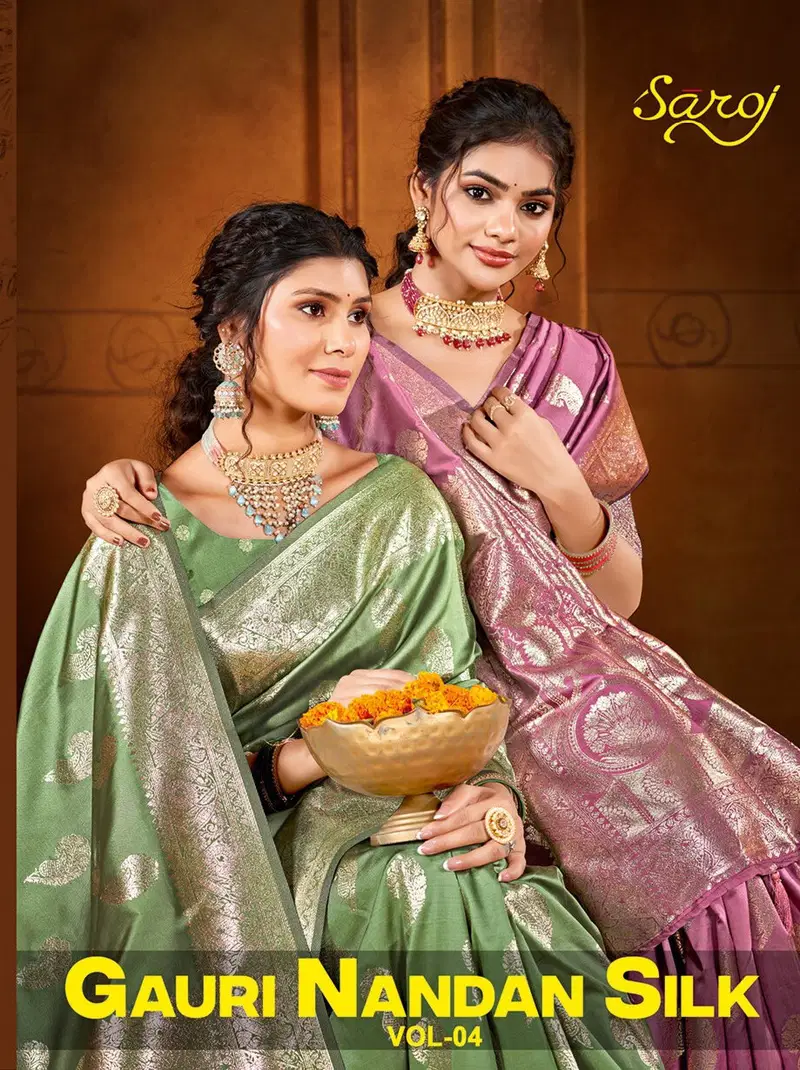Saroj Gauri Nandan Silk Vol 4 Silk Saree Collection