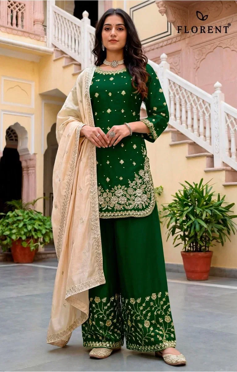 Florent 1065 A To D Jimmy Choo Embroidered Salwar Kameez