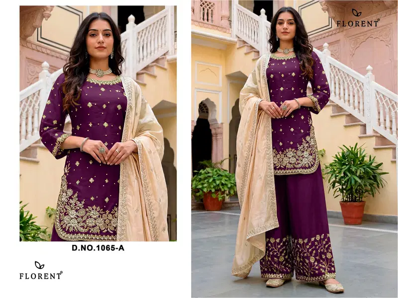 Florent 1065 A To D Jimmy Choo Embroidered Salwar Kameez