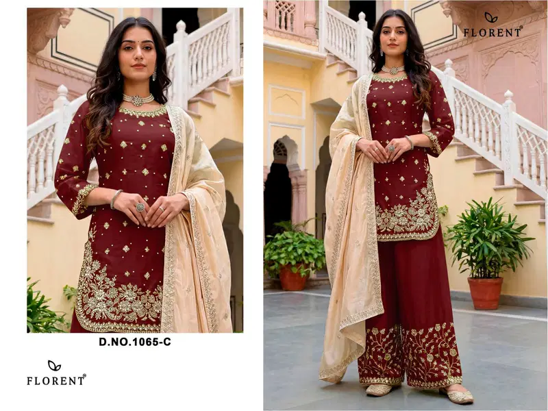 Florent 1065 A To D Jimmy Choo Embroidered Salwar Kameez