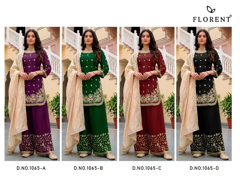Florent 1065 A To D Jimmy Choo Embroidered Salwar Kameez