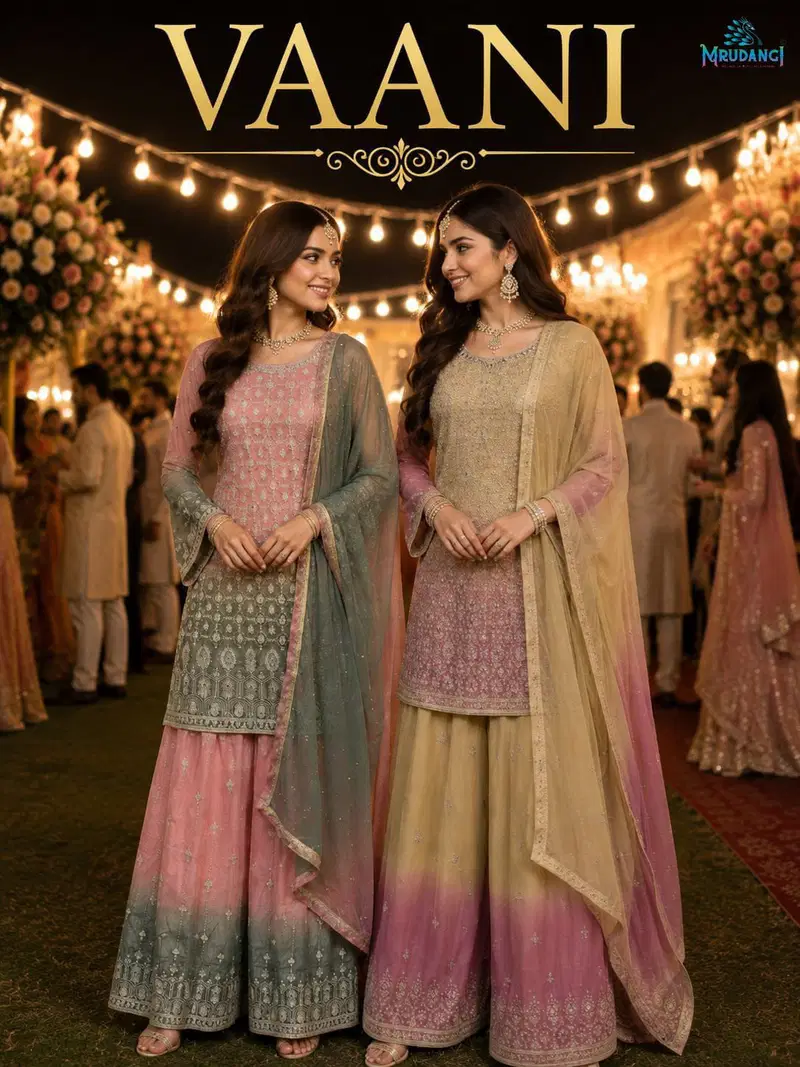 Mrudangi Vaani Georgette Embroidered Salwar Kameez Collection