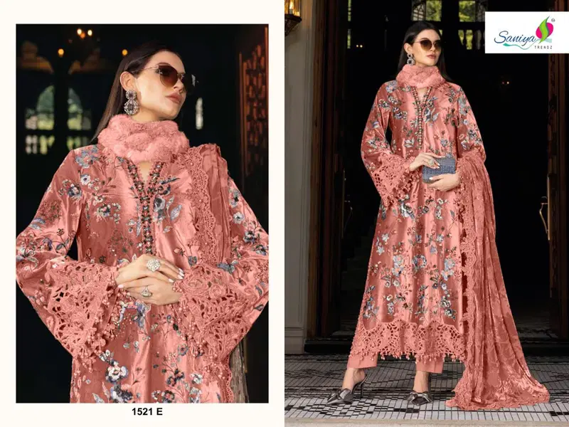 Saniya Maria B 151 Rayon Cotton Embroidered Salwar Kameez Collection