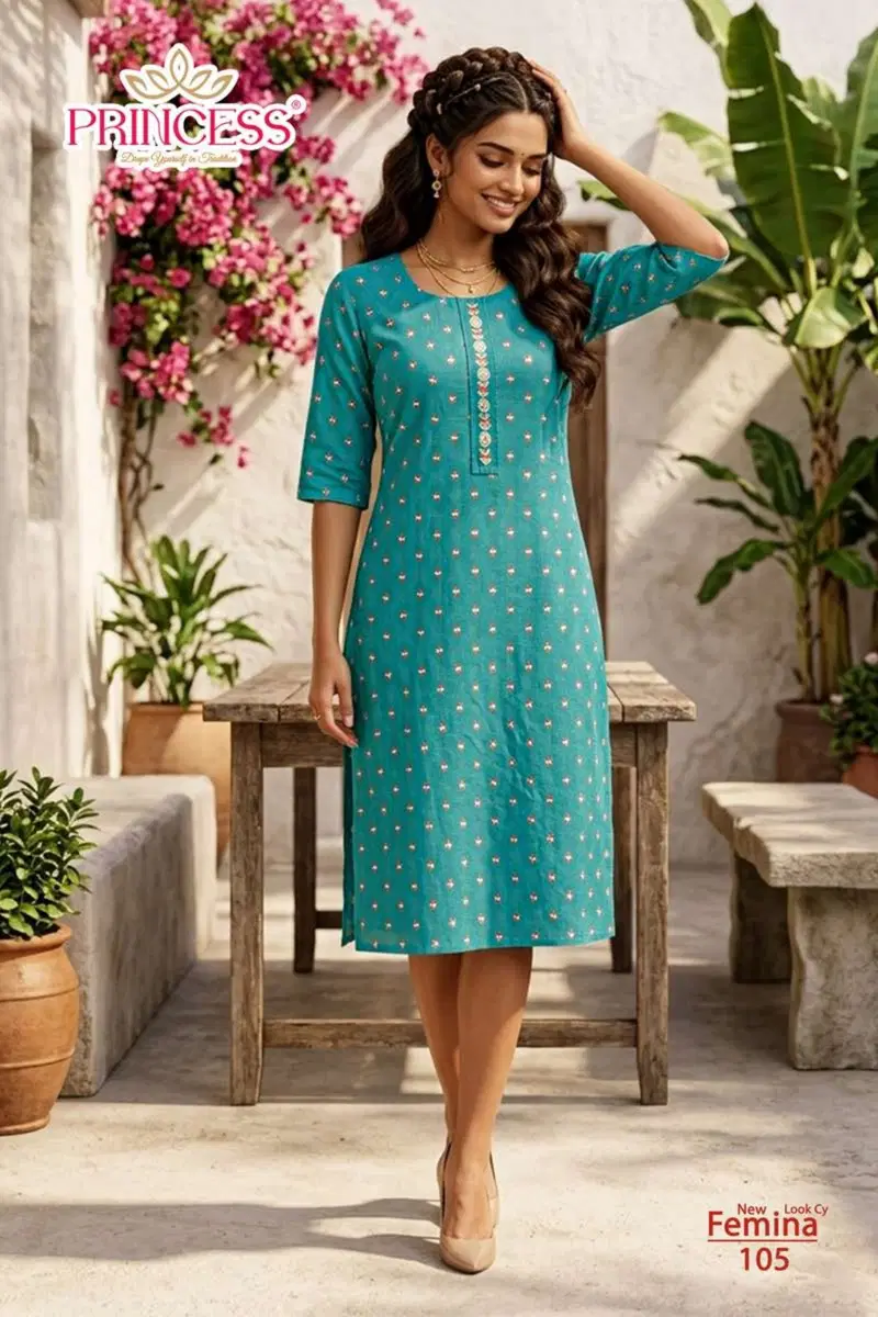 Princess New Femina Vartican Printed Fancy Kurti Collection