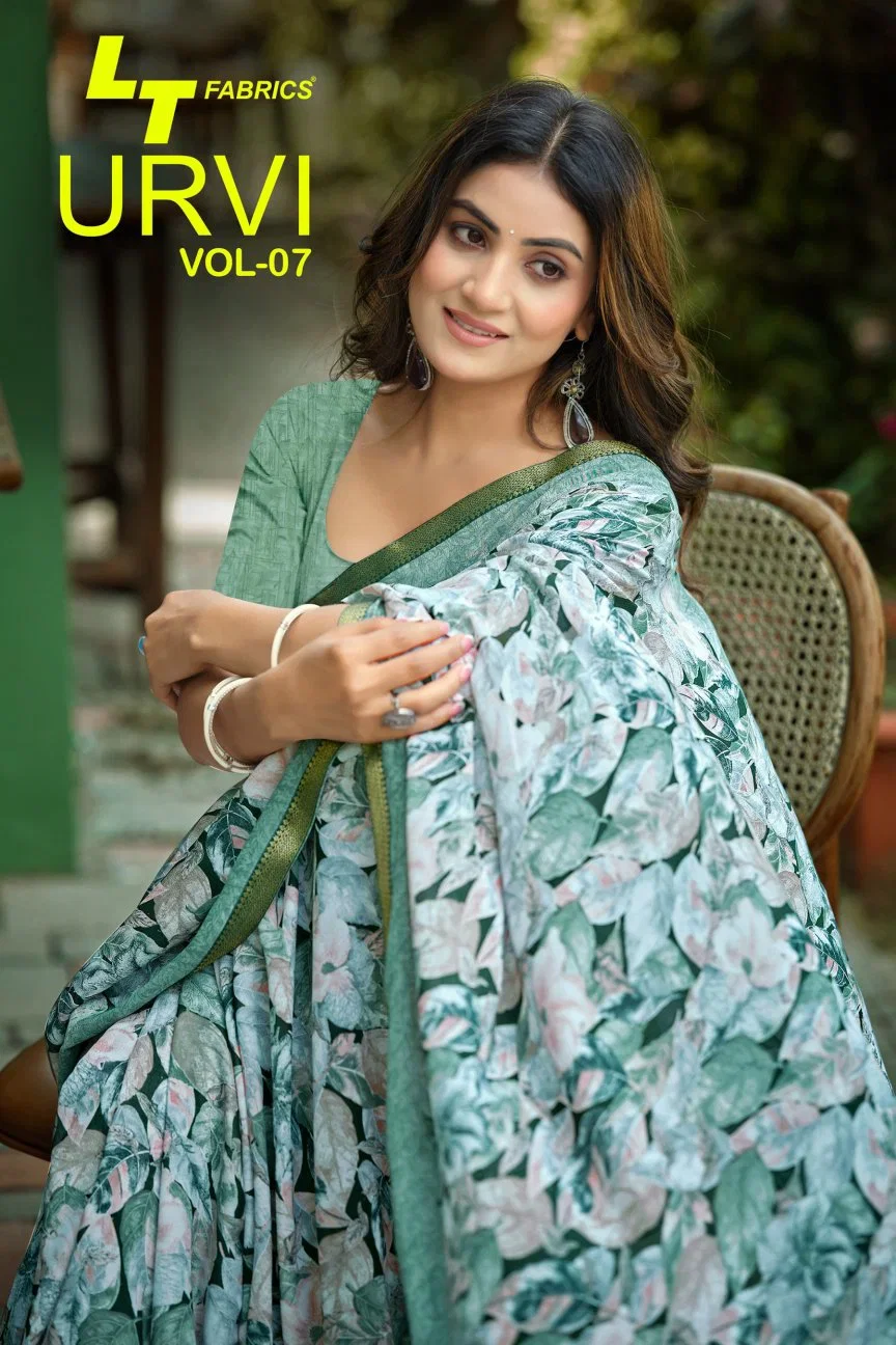 Lt Urvi Vol 7 Micro Printed Saree Collection