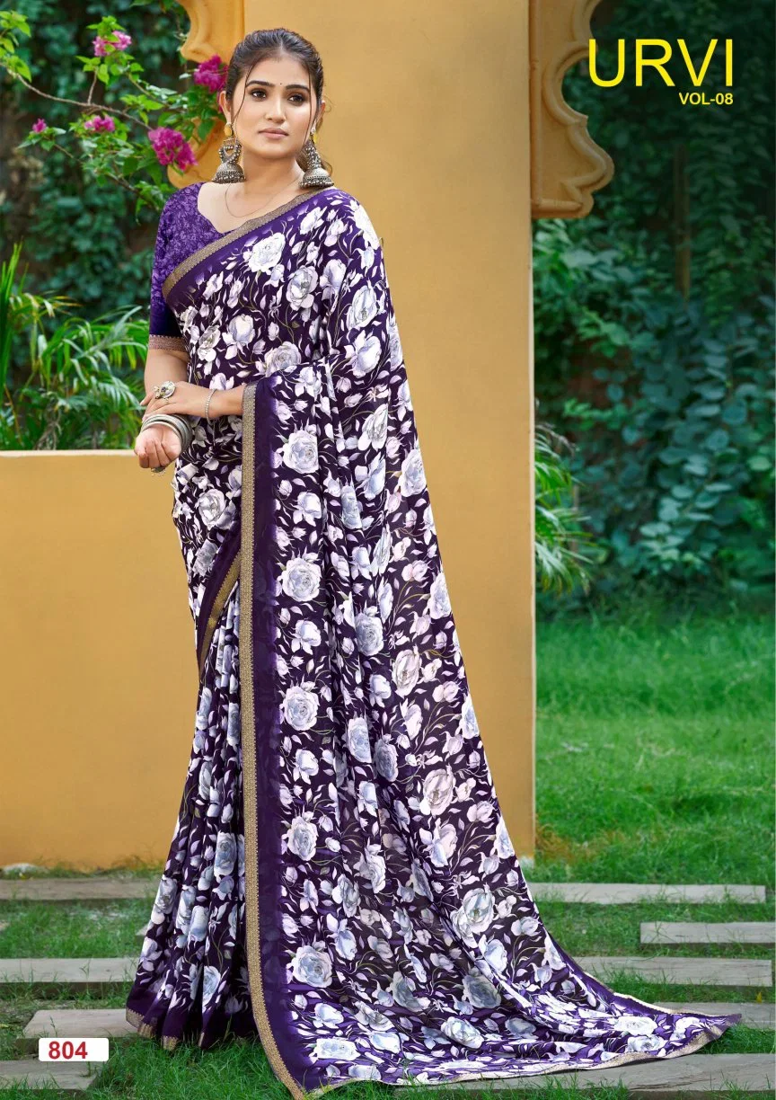 Lt Urvi Vol 8 Micro Printed Saree Collection