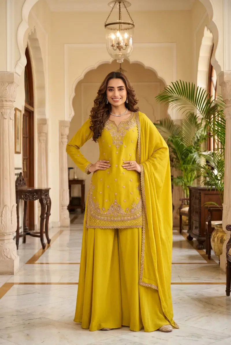 Roohaa Vol 21 Premium Chinon Beads Work Salwar Kameez Collection