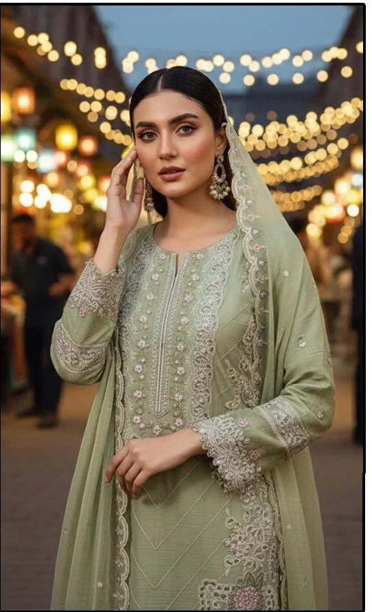 Hoor Tex 501 A To D Heavy Chiffon Pakistani Salwar Suit Collection