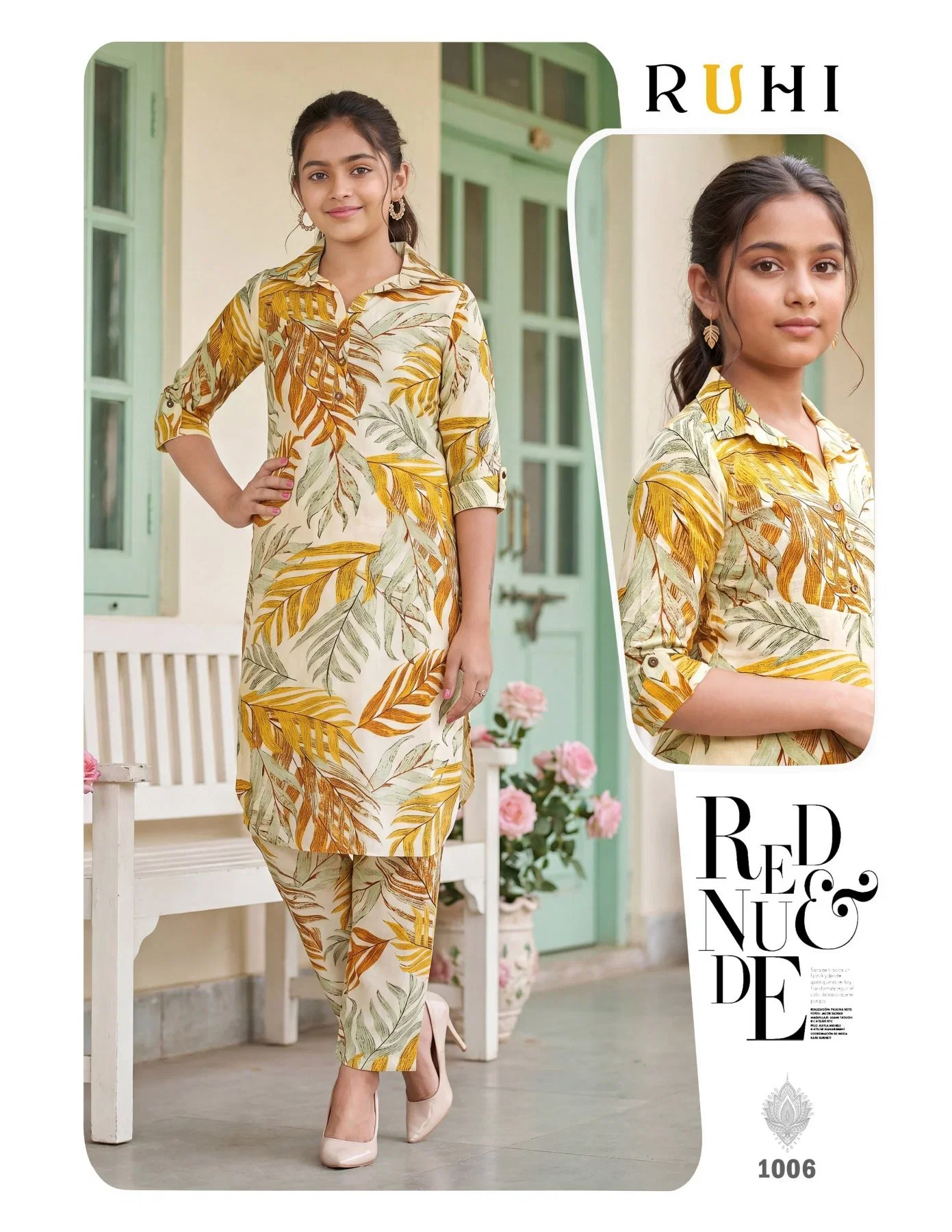Ruhi Kids Rayon Printed Top With Bottom Collection