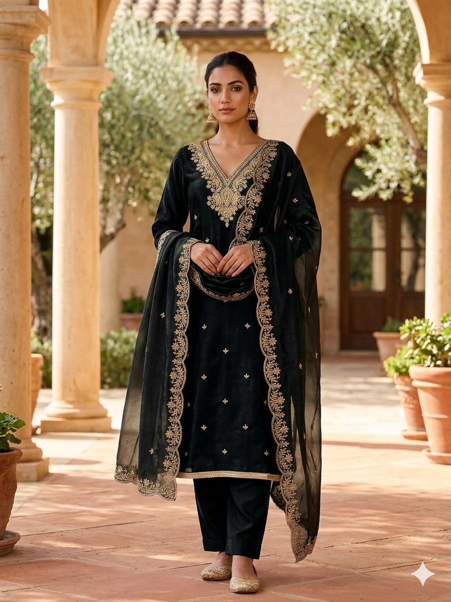 Designer Mohey Vol 1 Zimmi Choo Kodding Sequence Work Dress Material Collection 