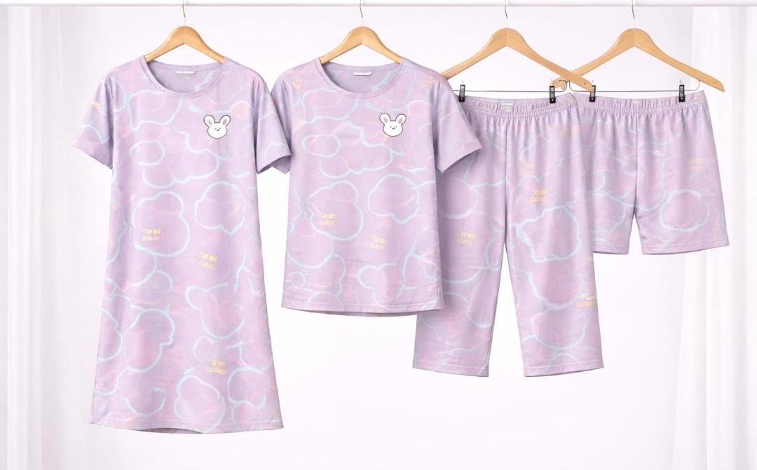 Maji Night dress Fabric: Imported Lycra Very Soft Collection 