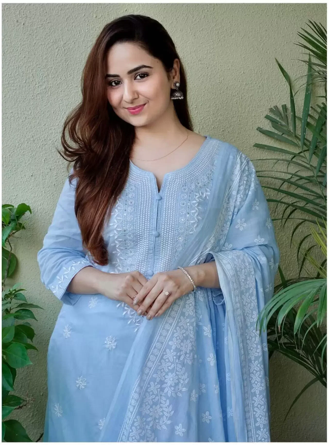 Dhruvi 445 Viscose Embroidery Kurti With Pant Dupatta Collection