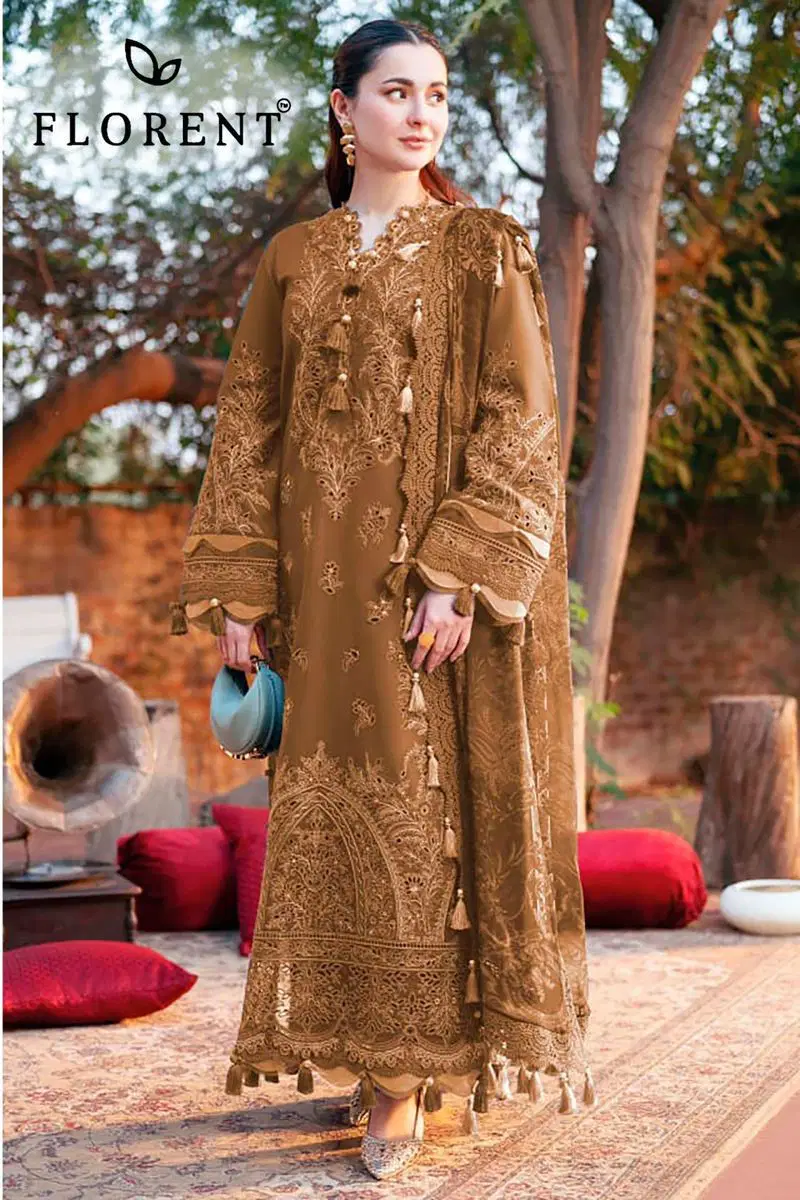 Florent 1056 A To D Cotton Embroidered Salwar Kameez Collection