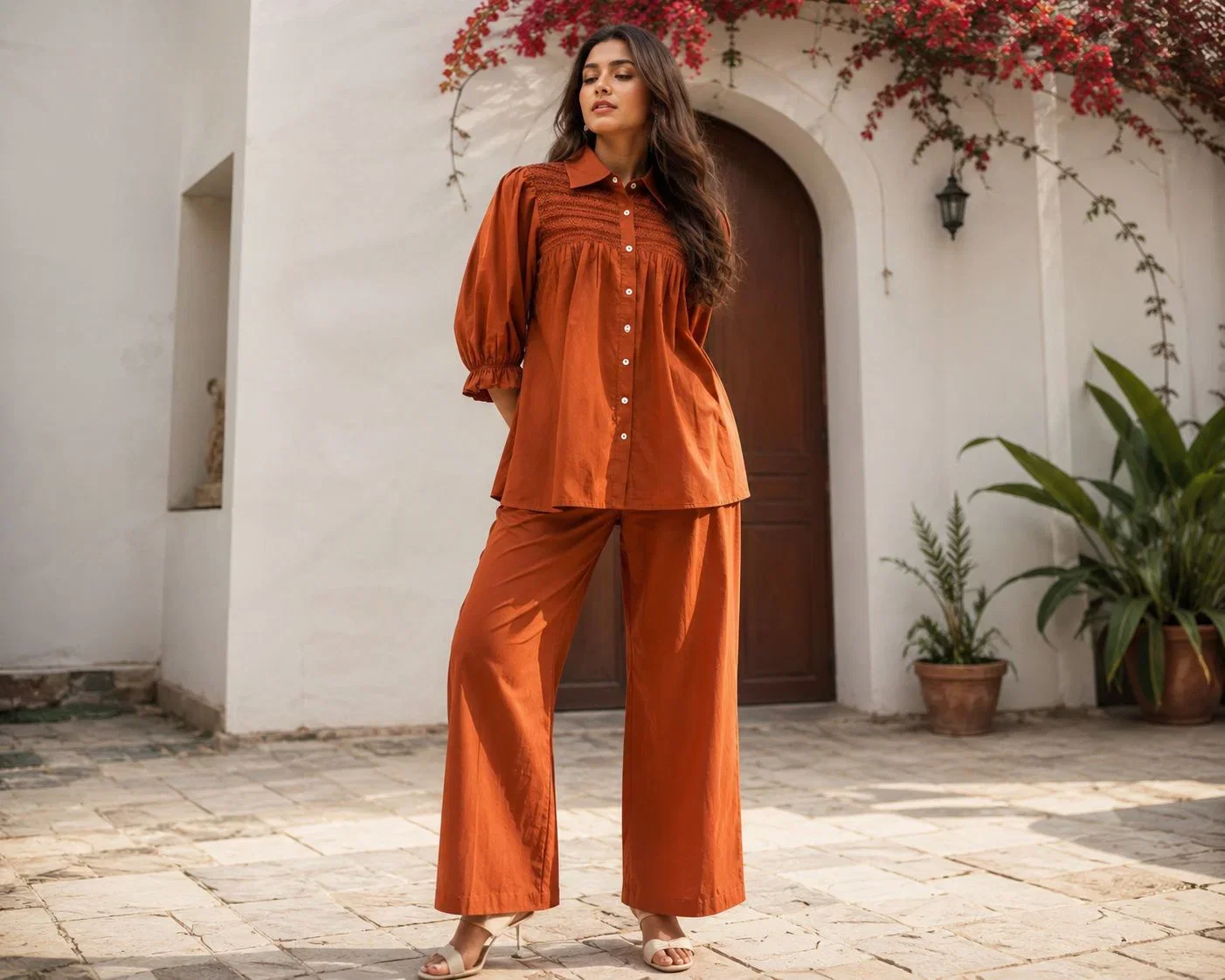 Naisha K 977 Cotton Fancy Co Ord Set Collection