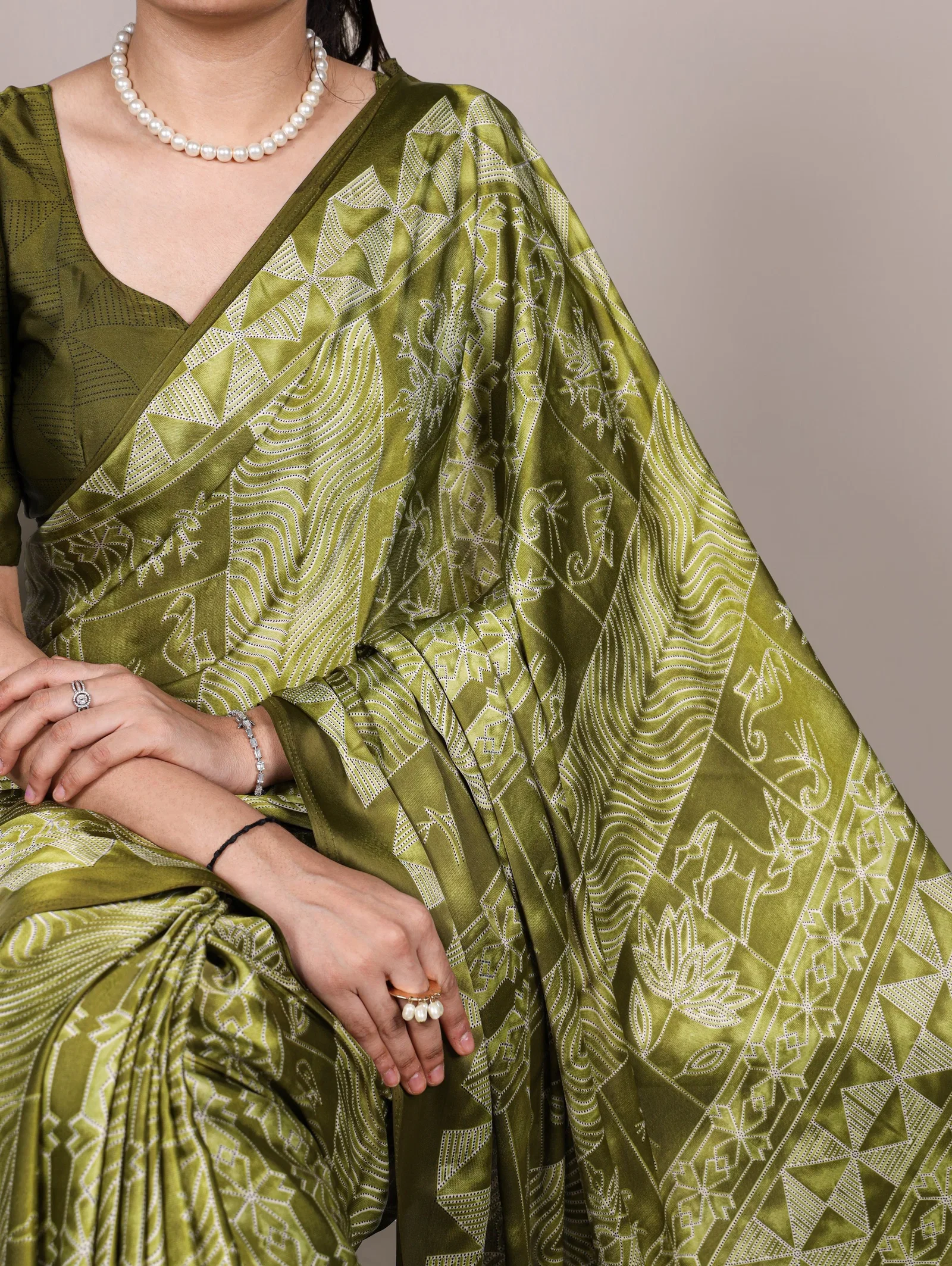 Taraa L 7206 Satin Silk Printed Party Wear Saree Collection
