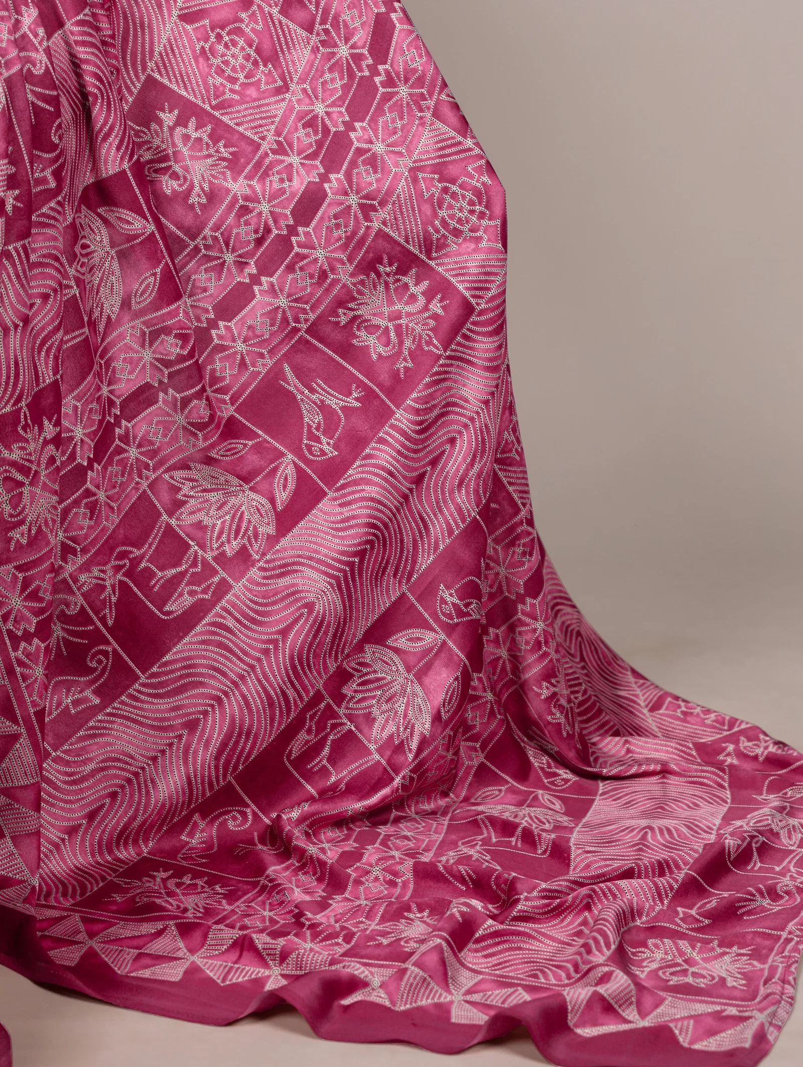Taraa L 7206 Satin Silk Printed Party Wear Saree Collection