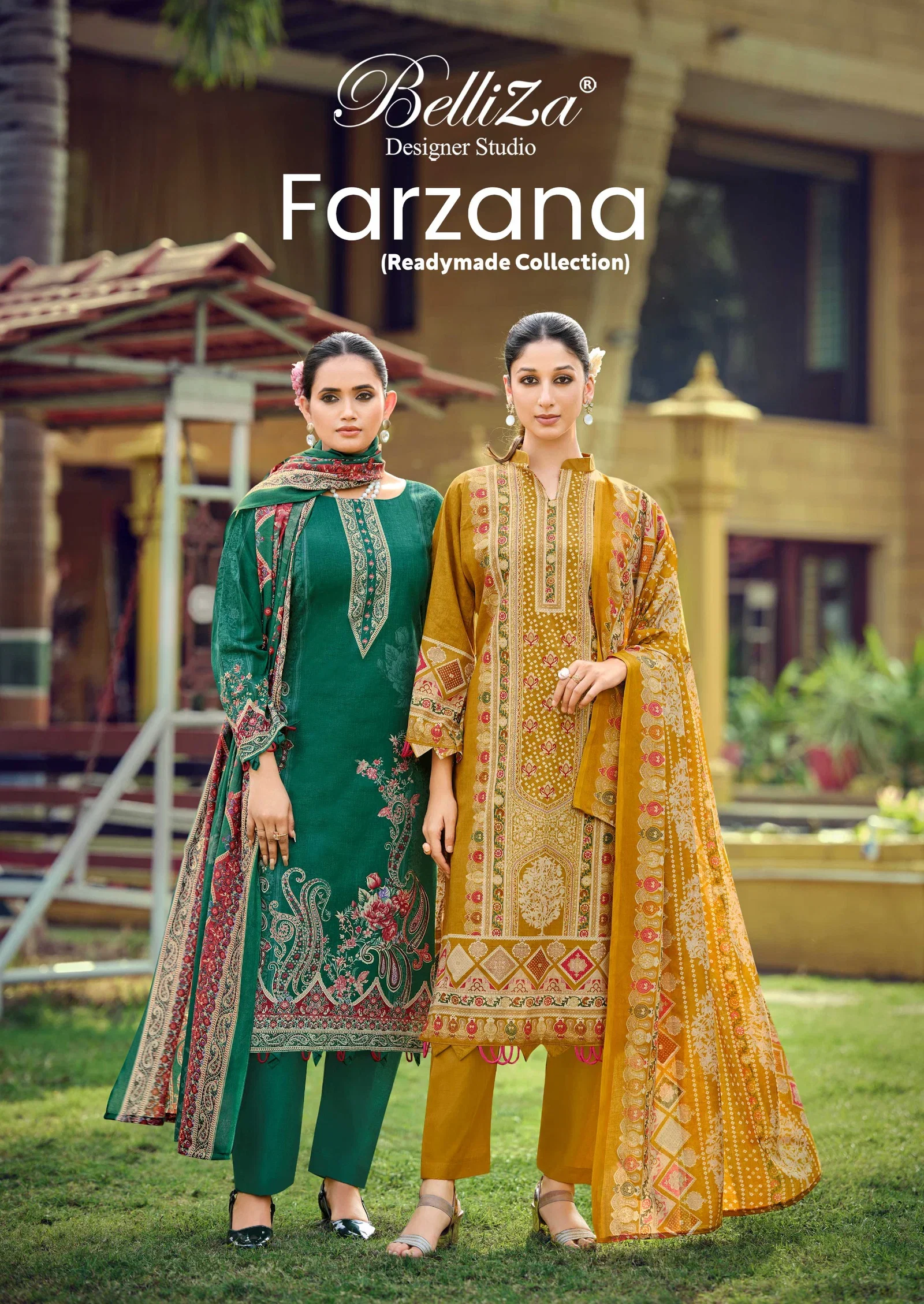 Belliza Farzana Cotton Digital Printed Dress Material