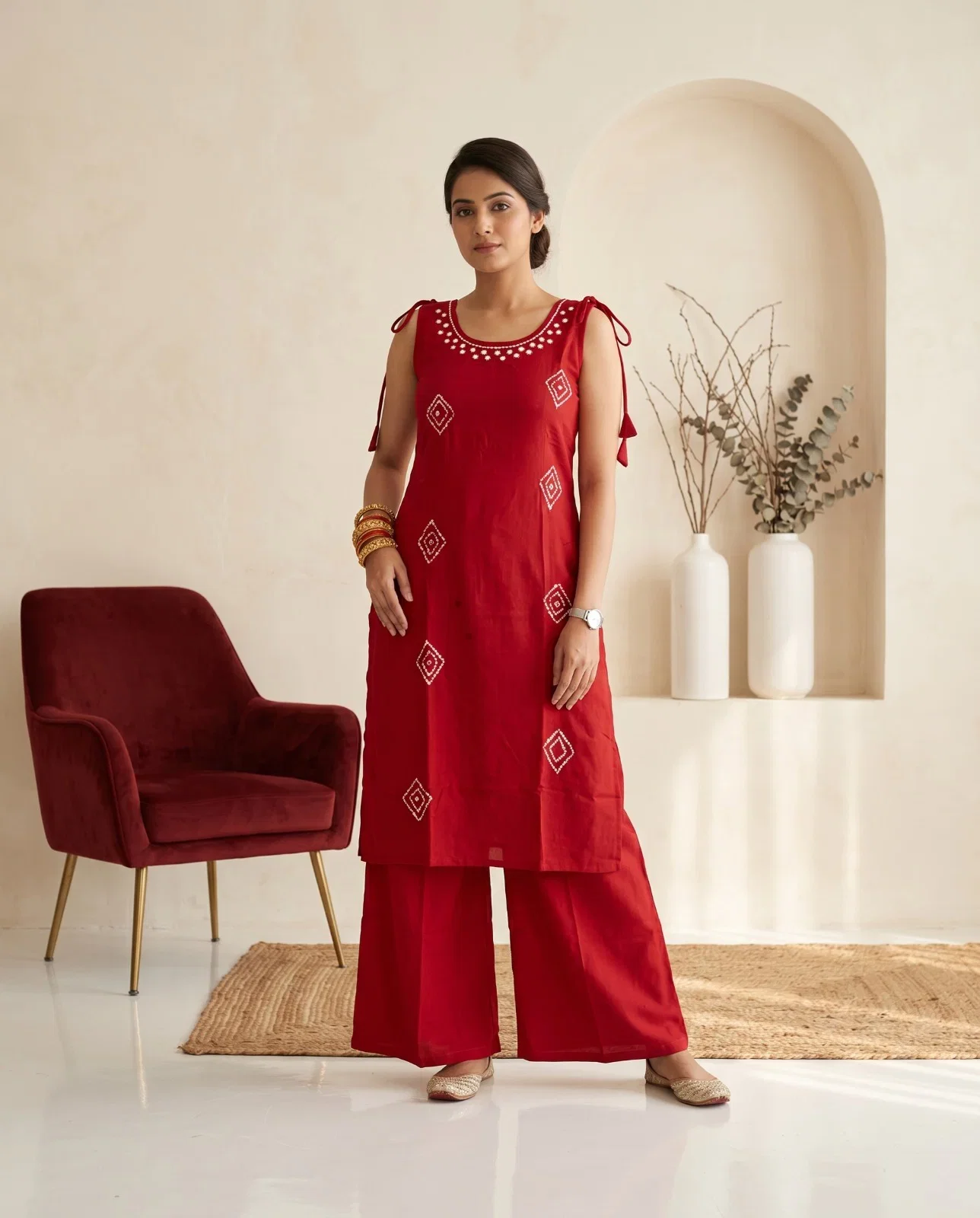 Naisha K 978 Jacquard Rayon Kurti With Bottom Collection
