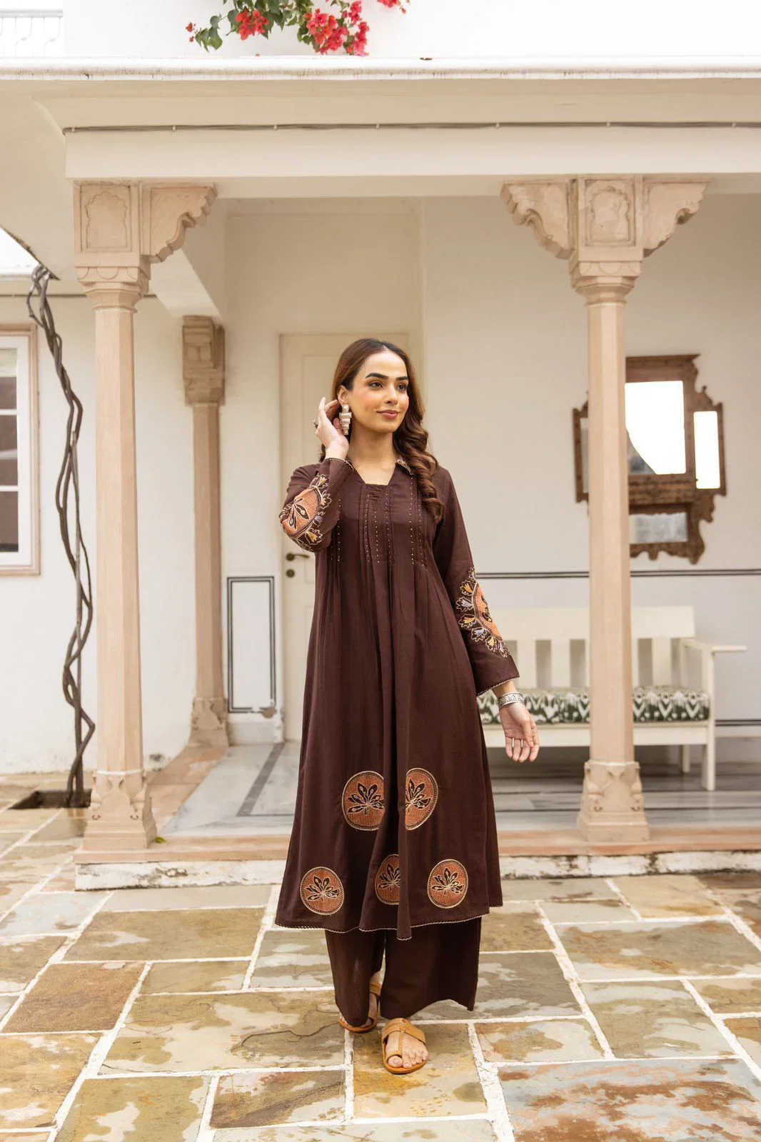 Naisha K 981 Embroidered Kurti With Bottom Collection