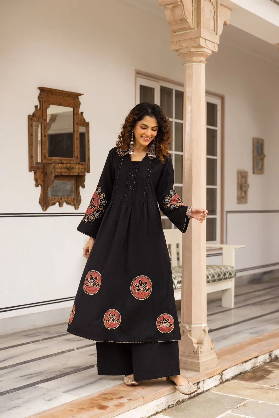 Naisha K 981 Embroidered Kurti With Bottom Collection