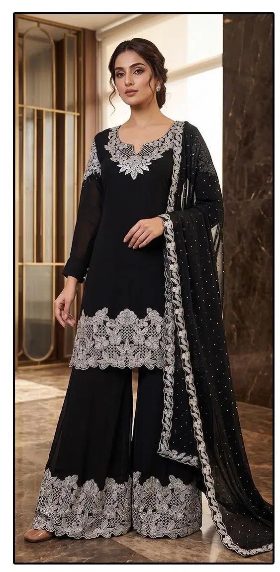 Hoor Tex 836 A To D Blooming Georgette Salwar Kameez Collection